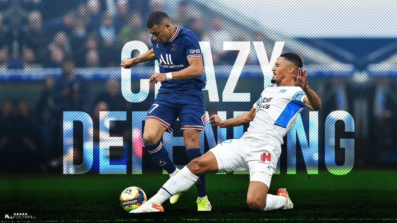 Crazy Football Defensive Skills & Tackles - 2022 | HD background