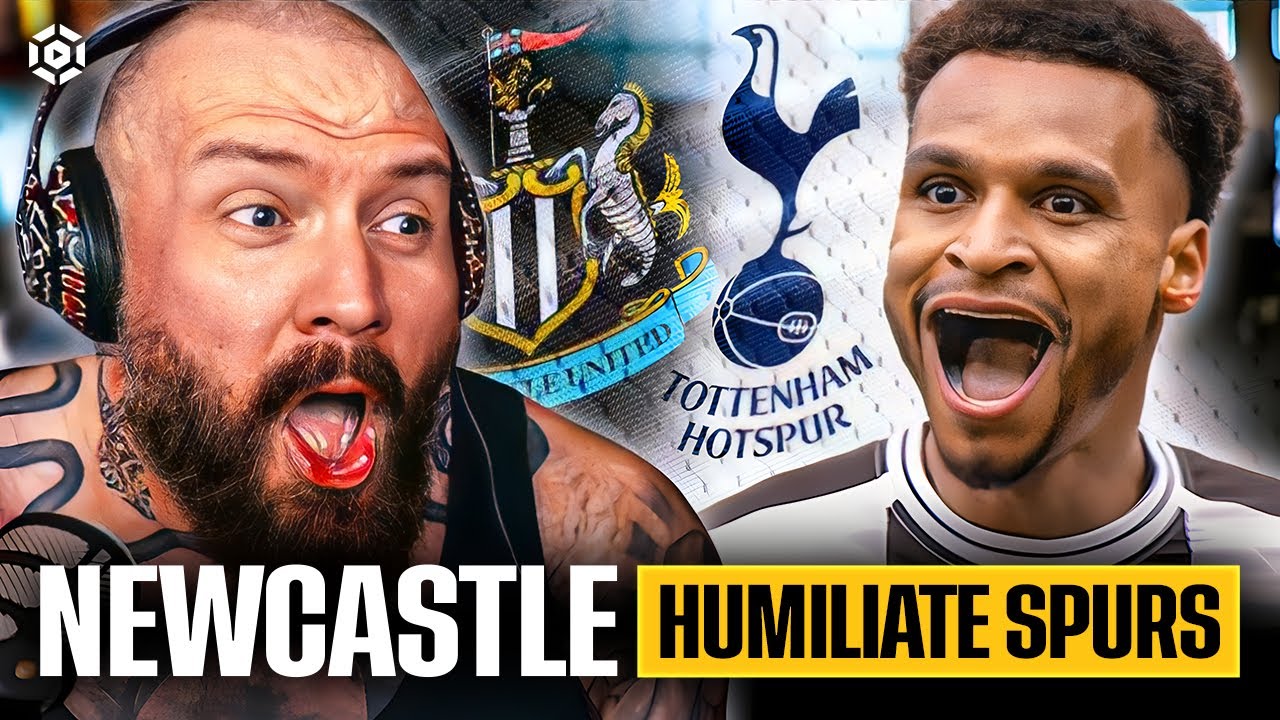 Newcastle HAMMER Spurs 6-1! background