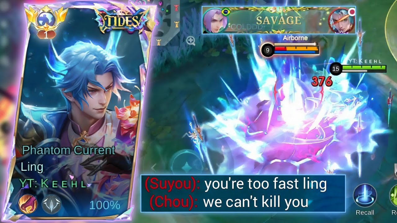 SAVAGE & UNKILLABLE ☠️ HOW TO DOMINATE IN SOLO HIGH RANKED! GLOBAL LING FAST HAND - MOBILE LEGENDS