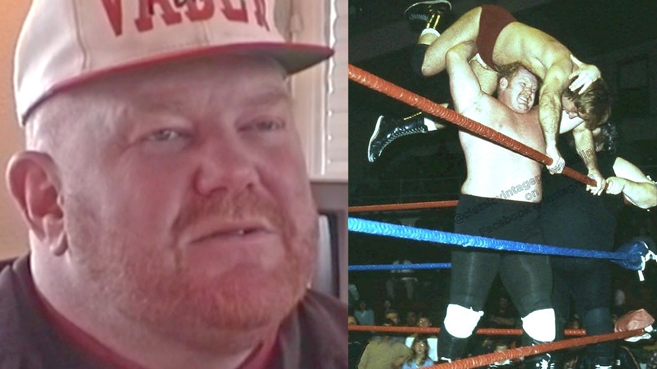 Vader on Bruiser Brody and AWA background