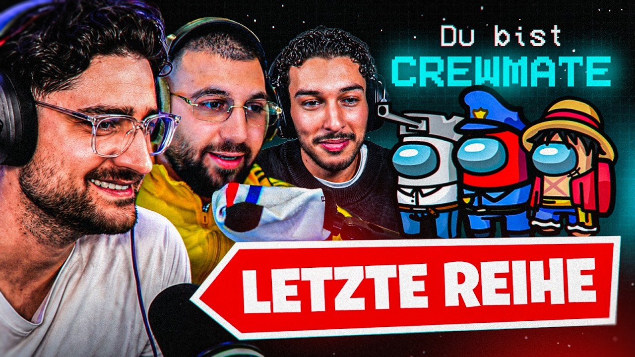 LETZTE REIHE COMEBACK = 1600€ VERLOREN💀 Among Us mit Mert, Danny, Jusef & Co. 🔥