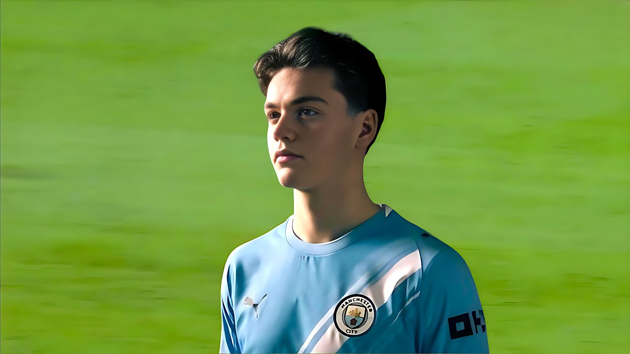 Sverre Nypan Man city U21 Debut vs Leeds background
