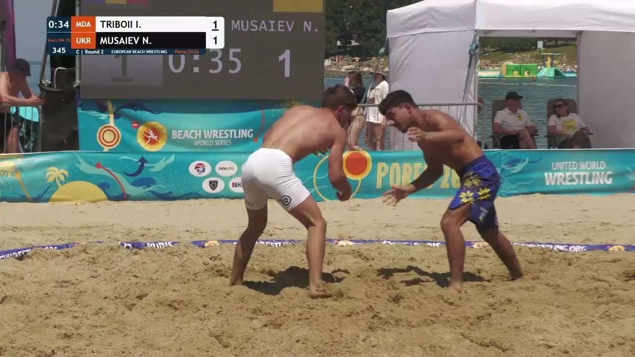 Ionut TRIBOII (MDA) vs. Nadir Khan MUSAIEV (UKR) • C | Round 2 • Men's BW 70Kg background