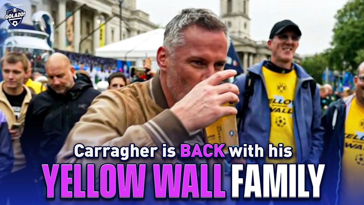 Jamie Carragher drinks AGAIN with his Dortmund family! 😂 | UCL Today | CBS Sports Golazo