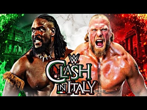 Brock Lesnar Vs Oba Femi WWE Clash in Italy May 27 2026 WWE2K26 Simulation - FULL MATCH
