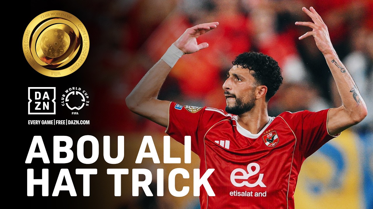 Abou Ali's Incredible Hat Trick For Al Ahly Vs. Porto! | 2025 FIFA Club World Cup Highlights background