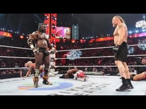 Going viral! Brock Lesnar got the worst Humiliation of his career Oba Femi made him pay insta background