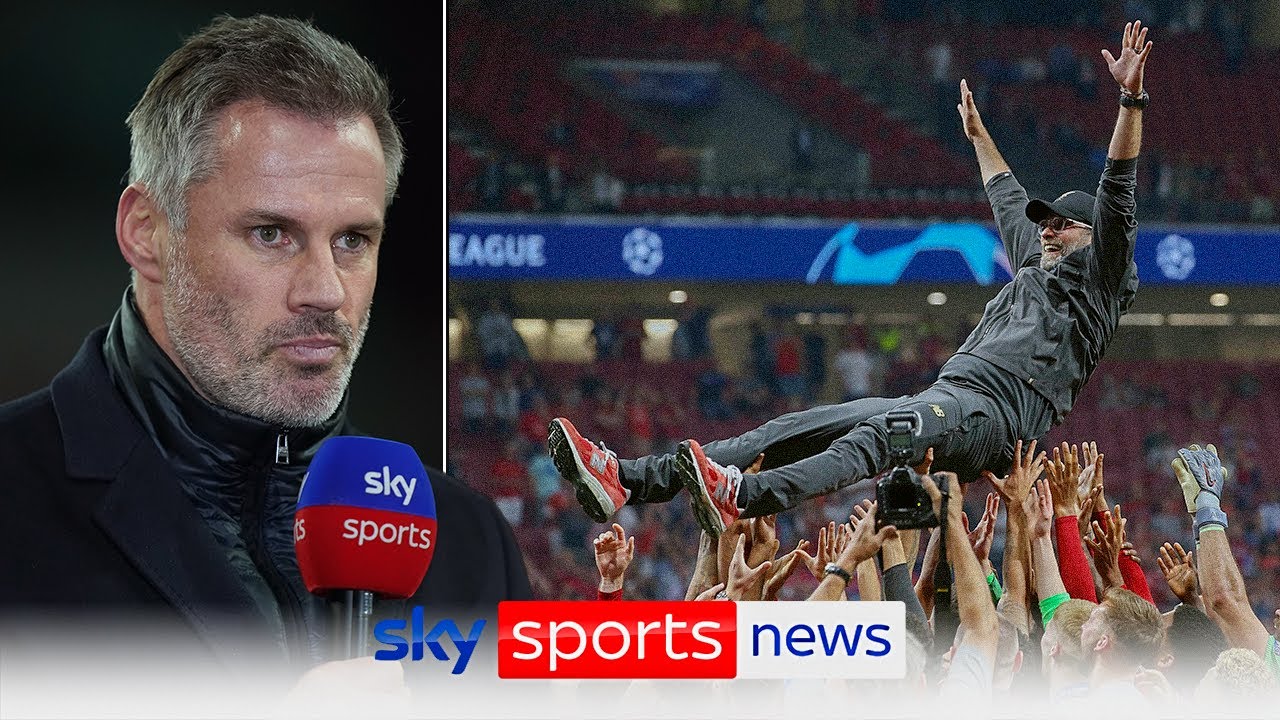 "When you think of Liverpool, you think of Klopp" - Jamie Carragher reacts to shock announcement background