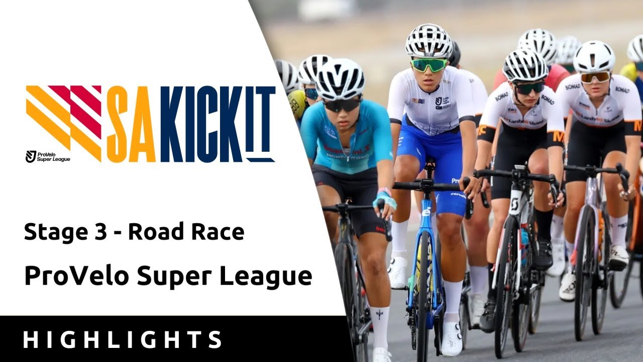 SA Kick It, Road Race | Highlights | ProVelo Super League 2026 background