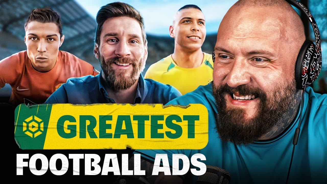 Reacting to the GREATEST Football Adverts EVER! background