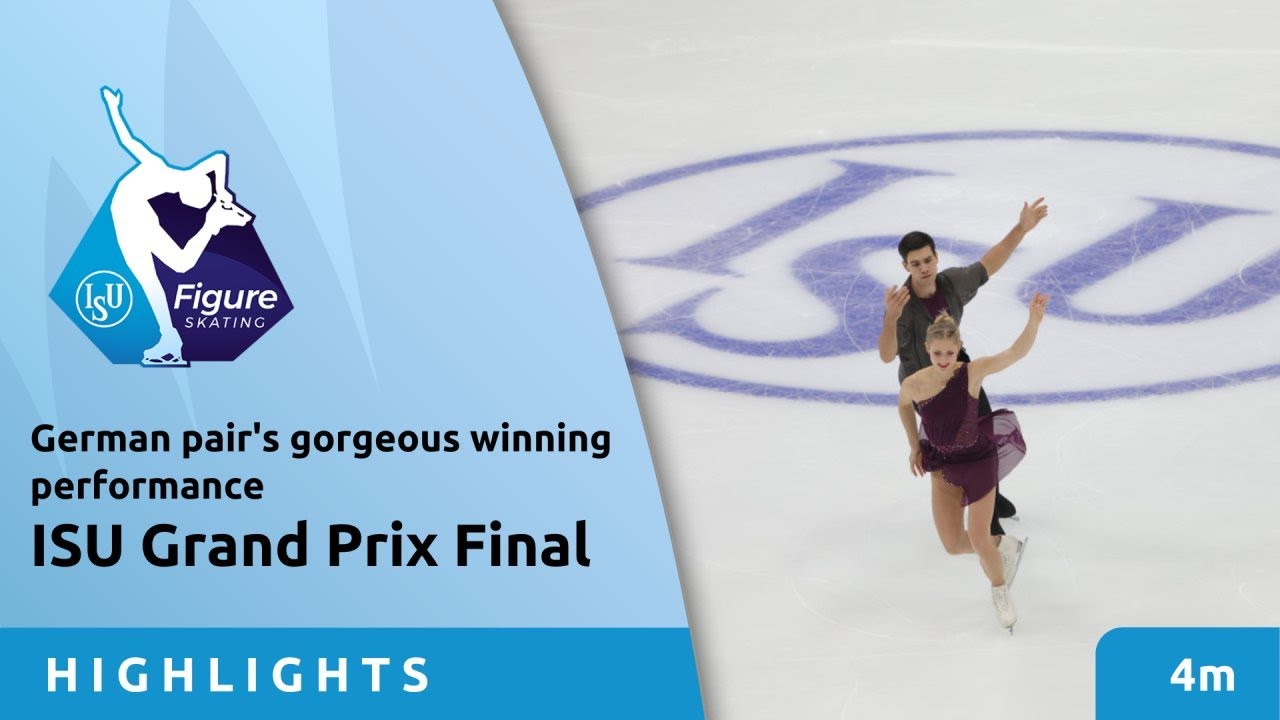 German pair's gorgeous performance to take lead at Grand Prix Final background