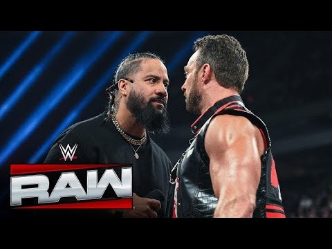 Jimmy Uso confronts LA Knight WWE Raw