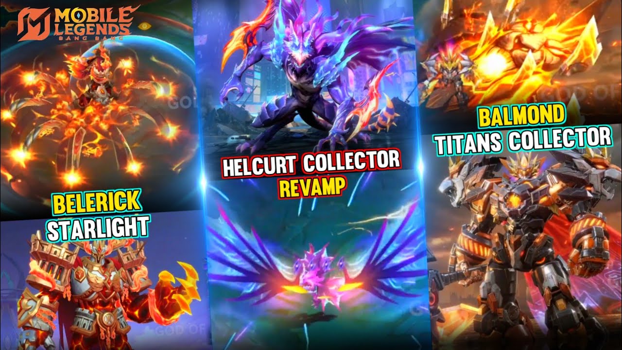 3 NEW GAMEPLAY SKINS | BALMOND TITANS COLLECTOR | HERCULT COLLECTOR | BELERICK STARLIGHT