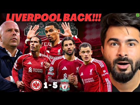 How Liverpool DESTROYED Frankfurt 5-1 backdrop