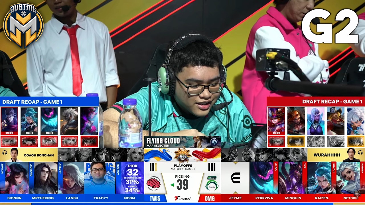 OMG vs TWISTED - GAME 2 | Playoffs Day 1 | MPL Philippines Season 17 background