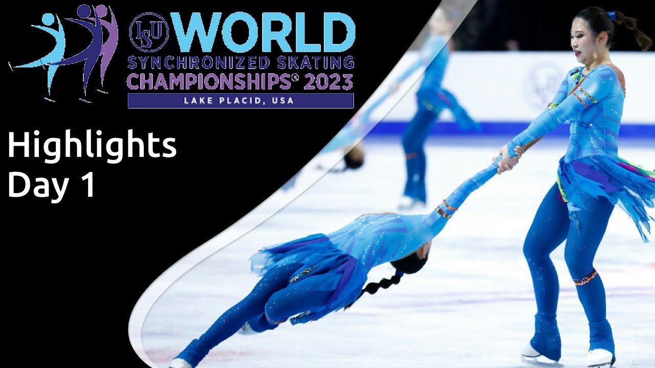 Short Program Highlights - ISU World Synchronised Championships 2023 background