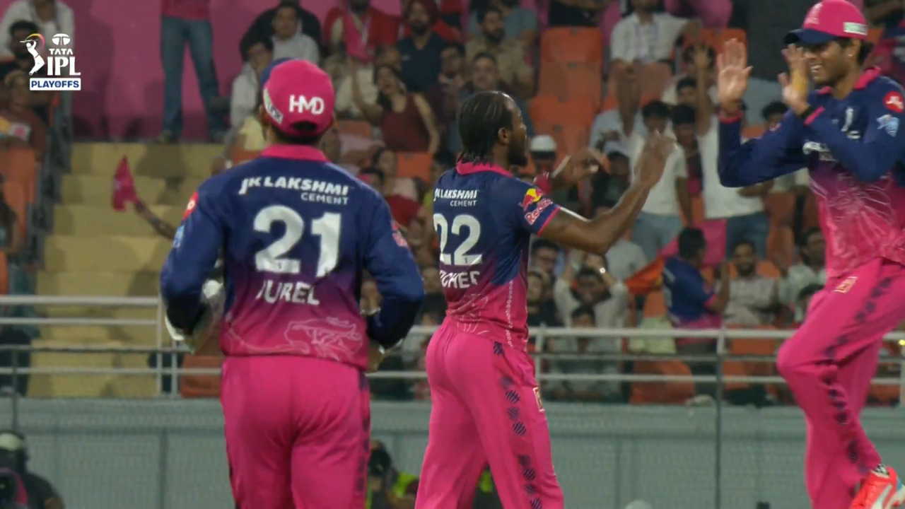 IPL 2026 Eliminator: SRH vs RR - Fall of Wickets background
