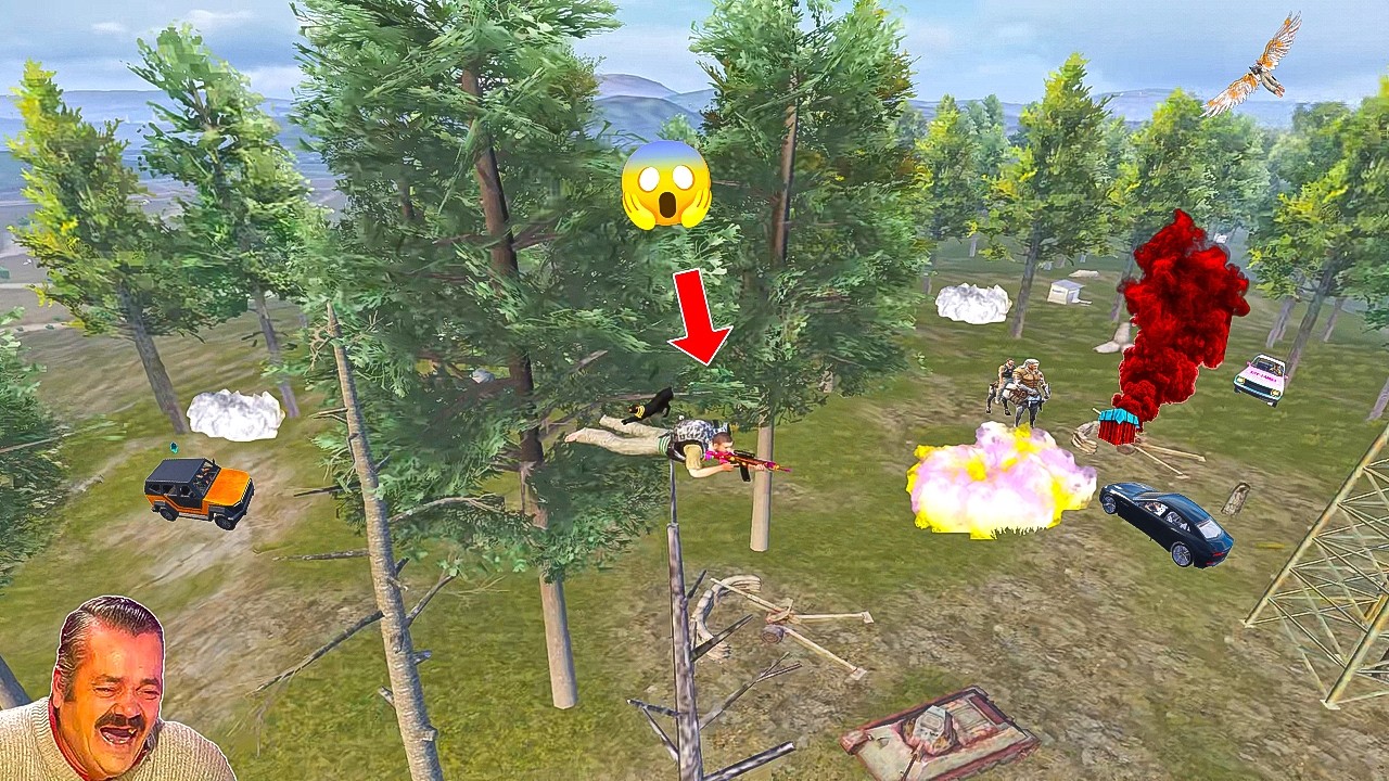 TREE Camping IQ 1000 π±π± PUBG MOBILE FUNNY MOMENTS π