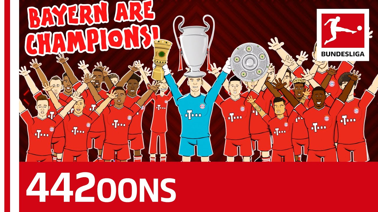 FC Bayern München Treble Song • Champions of Europe - Powered by 442oons backdrop
