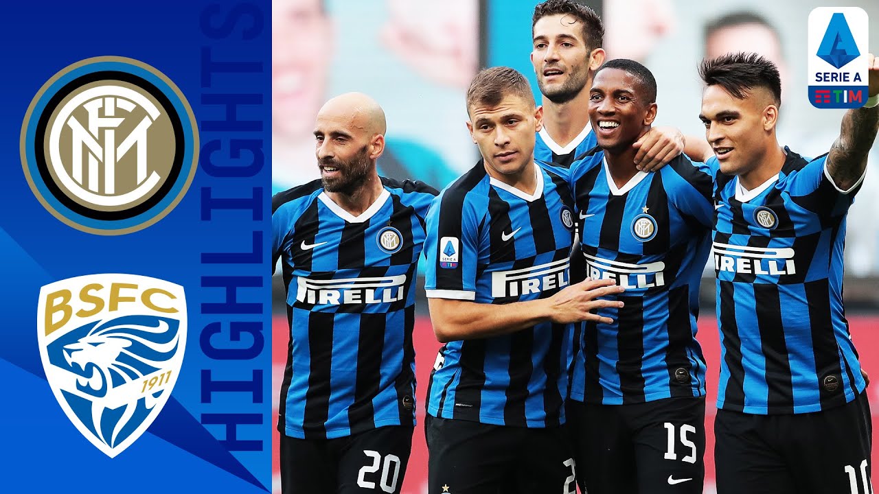 Inter 6-0 Brescia | Young and Eriksen Score as Brilliant Inter put SIX past Brescia! | Serie A TIM background