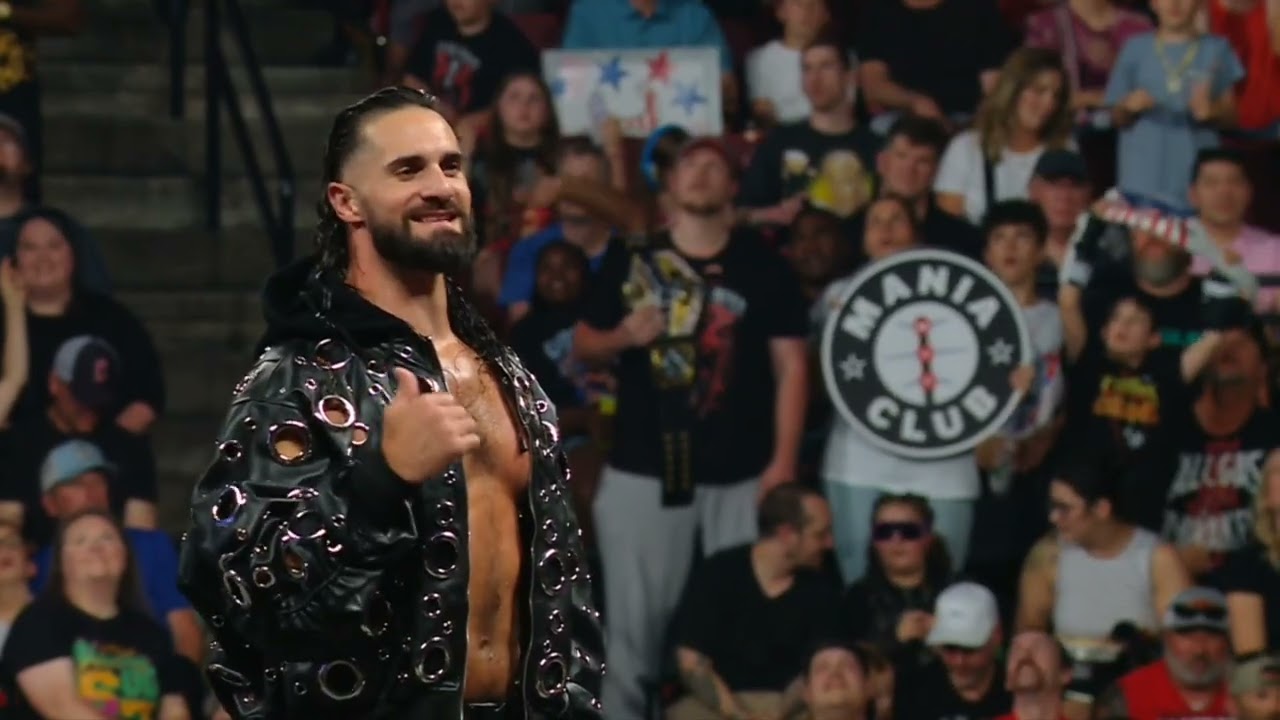 WWE RAW SETH ROLLINS VS MONTEZ FORS 05/25/26 background