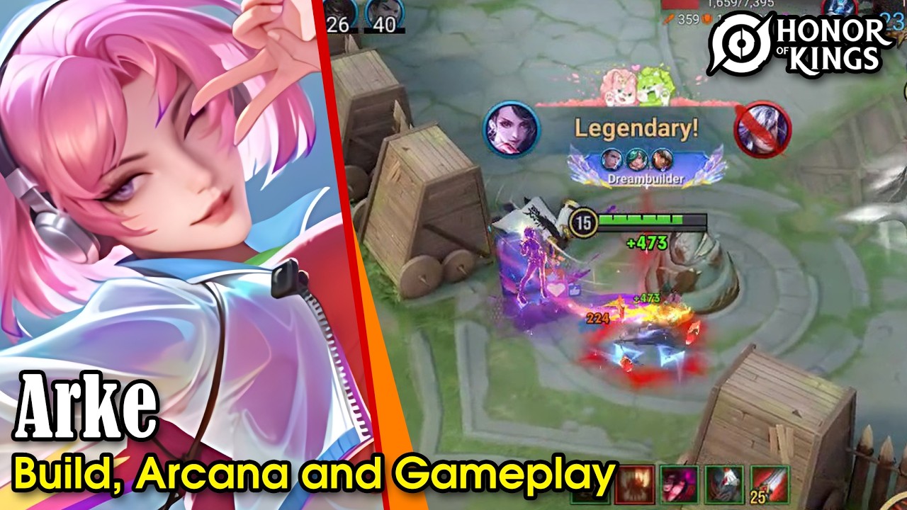 Honor of Kings Arke Build, Arcana and Gameplay - Jungle Lane background