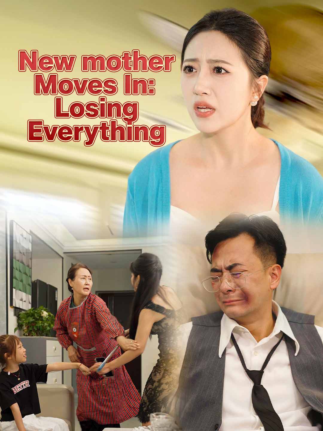 New mother Moves In: Losing Everything poster - similar to El padre de mi hijo es mi jefe