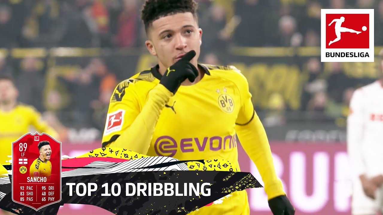 Top 10 Best Dribblers - Sancho, Coutinho, Havertz & More | EA SPORTS FIFA 20 background