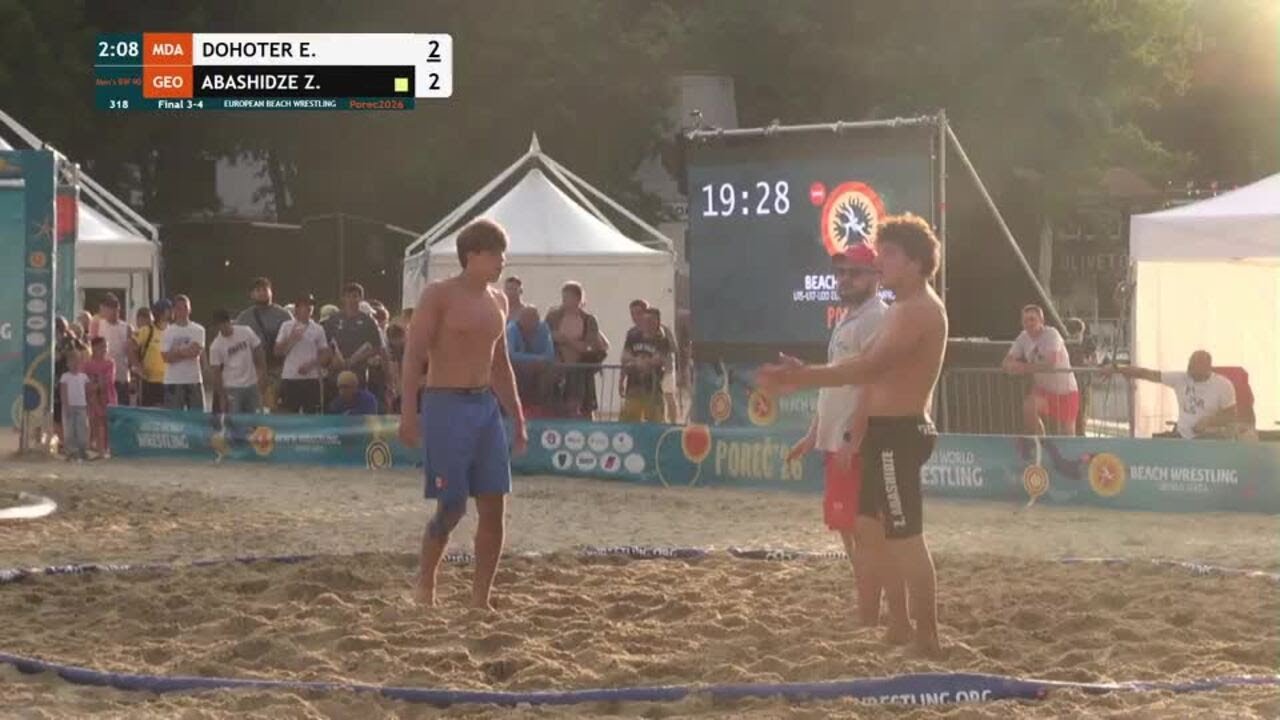 Eugen DOHOTER (MDA) vs. Zebur ABASHIDZE (GEO) • Final 3-4 • Men's BW 90Kg background