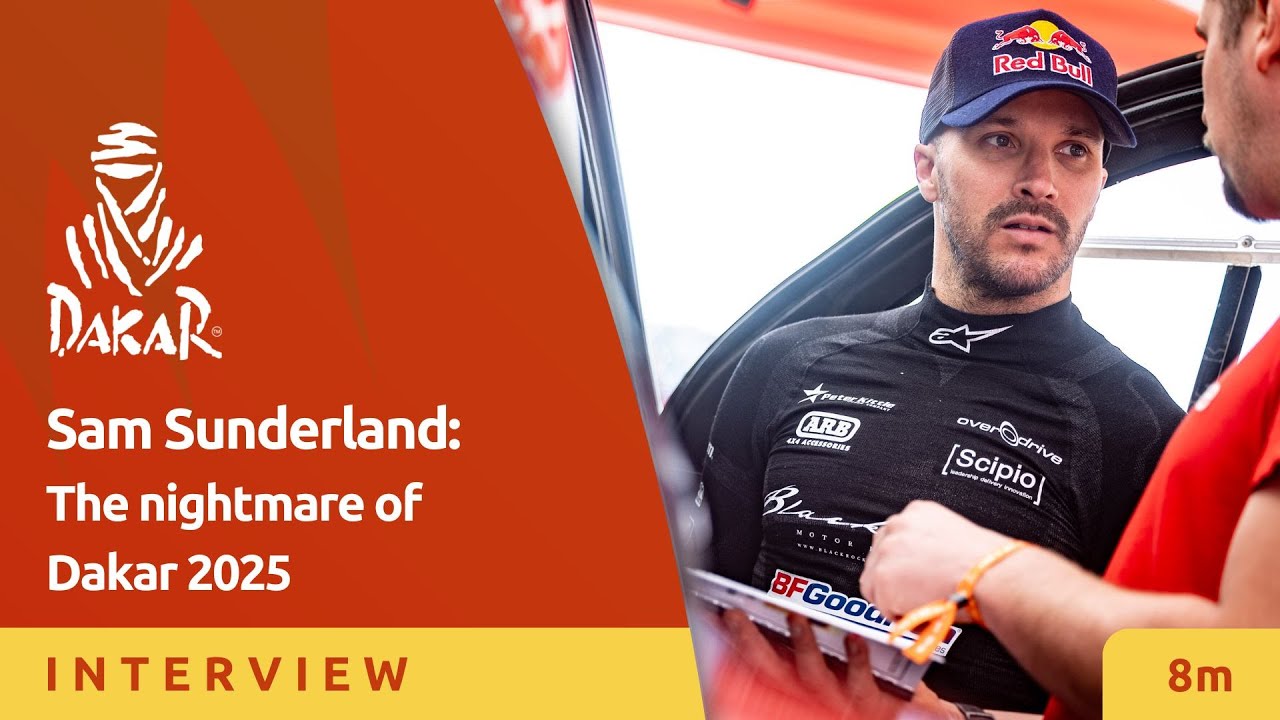 Sam Sunderland: The Nightmare of Dakar 2025 background