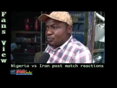 Fanz view on Super Eagles background