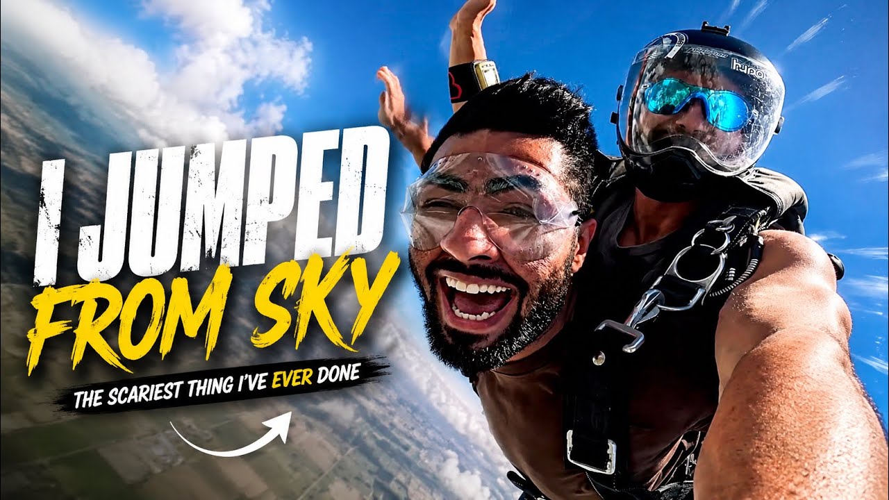 I Jumped From The Sky đ€Ż | Cant Believe we did it | 15,000 Feet | #skydive #shahzaibrind #adventure 2026-05-27 20:11 background