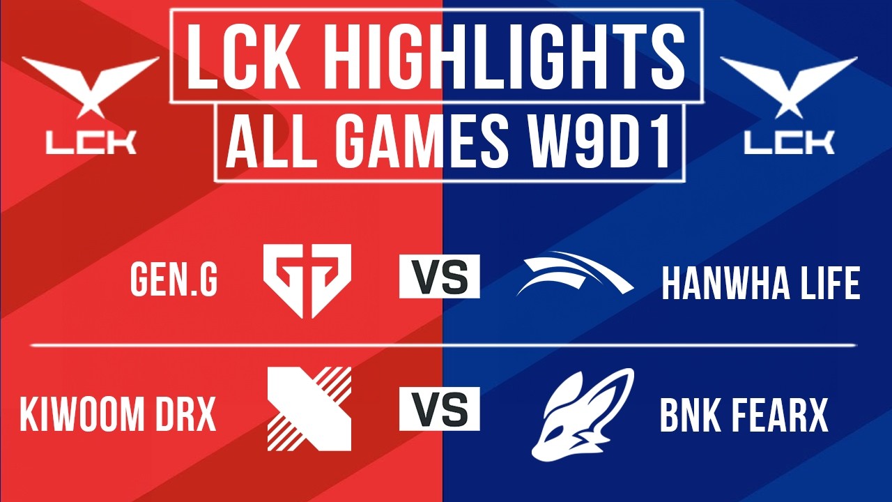 LCK Highlights ALL GAMES Week 9 Day 1 | LCK 2026 background