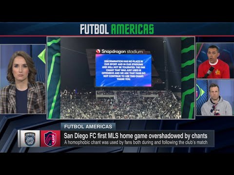Homophobic chant now in Major League Soccer #futbolamericas backdrop