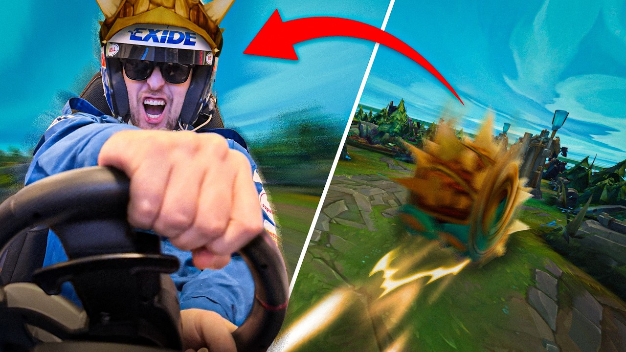 Playing League of Legends with a Steering Wheel