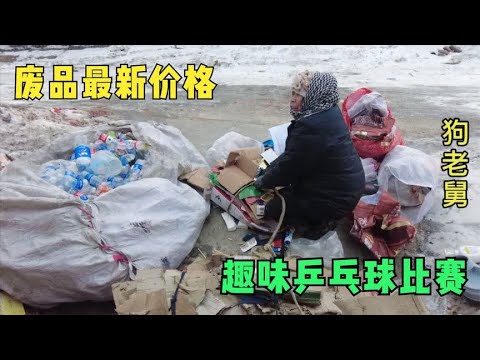 东北黑龙江鸡西废品价格,这也太便宜了,大院卖废品给狗狗换粮 background