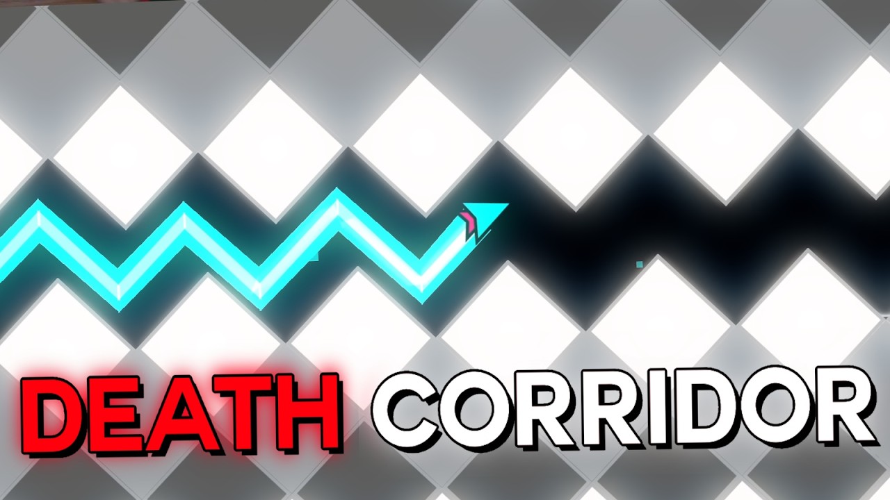 Minecraft Pro Tries DEATH CORRIDOR (Geometry Dash)