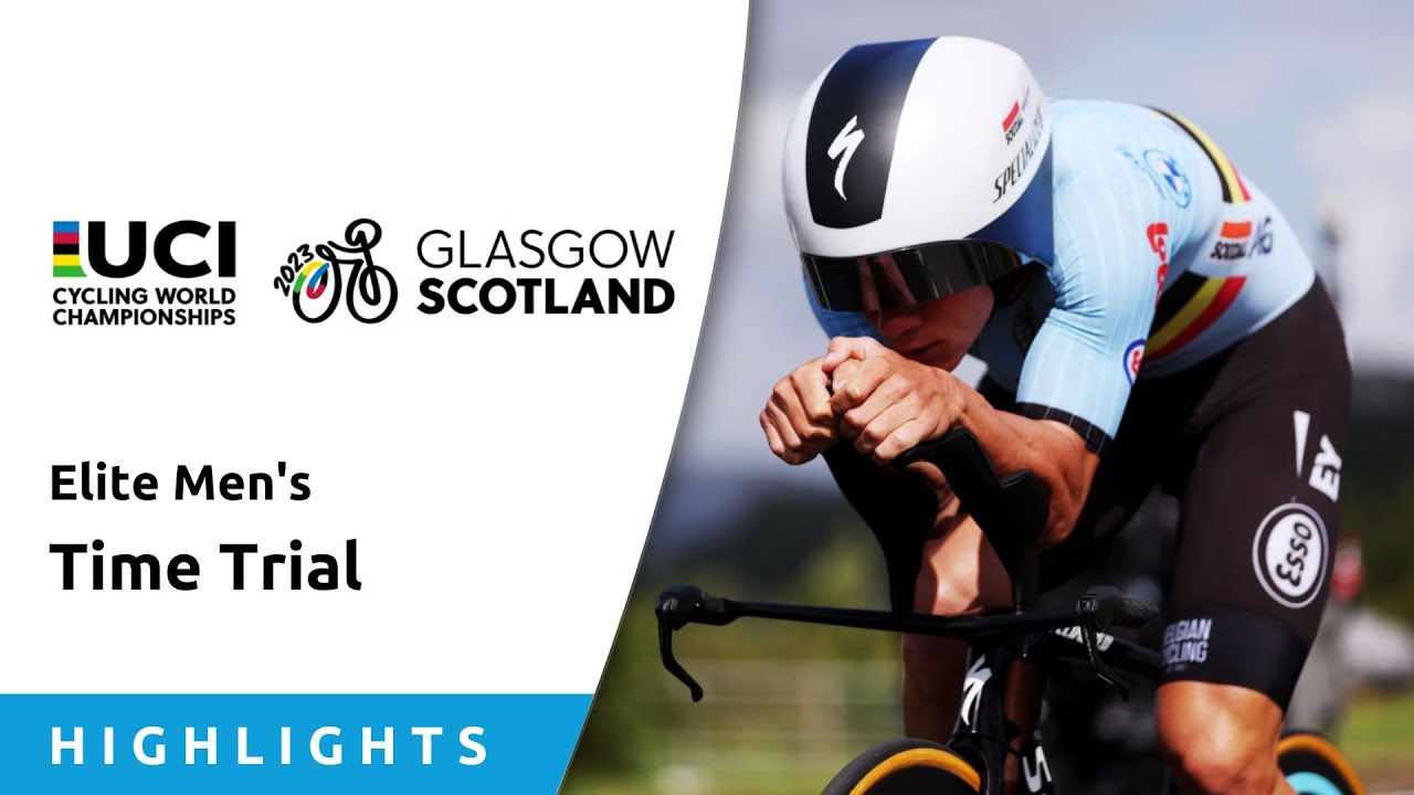 Men's Elite Time Trial Highlights - 2023 UCI Cycling World Championships backdrop