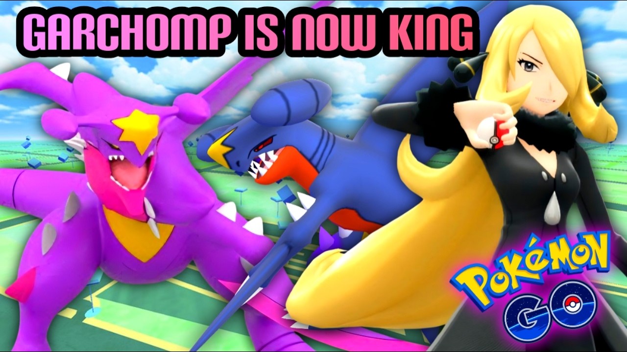 *CYNTHIA IN POKEMON GO & GARCHOMP IS NOW KING CRAZY UPDATE* Pokemon GO news