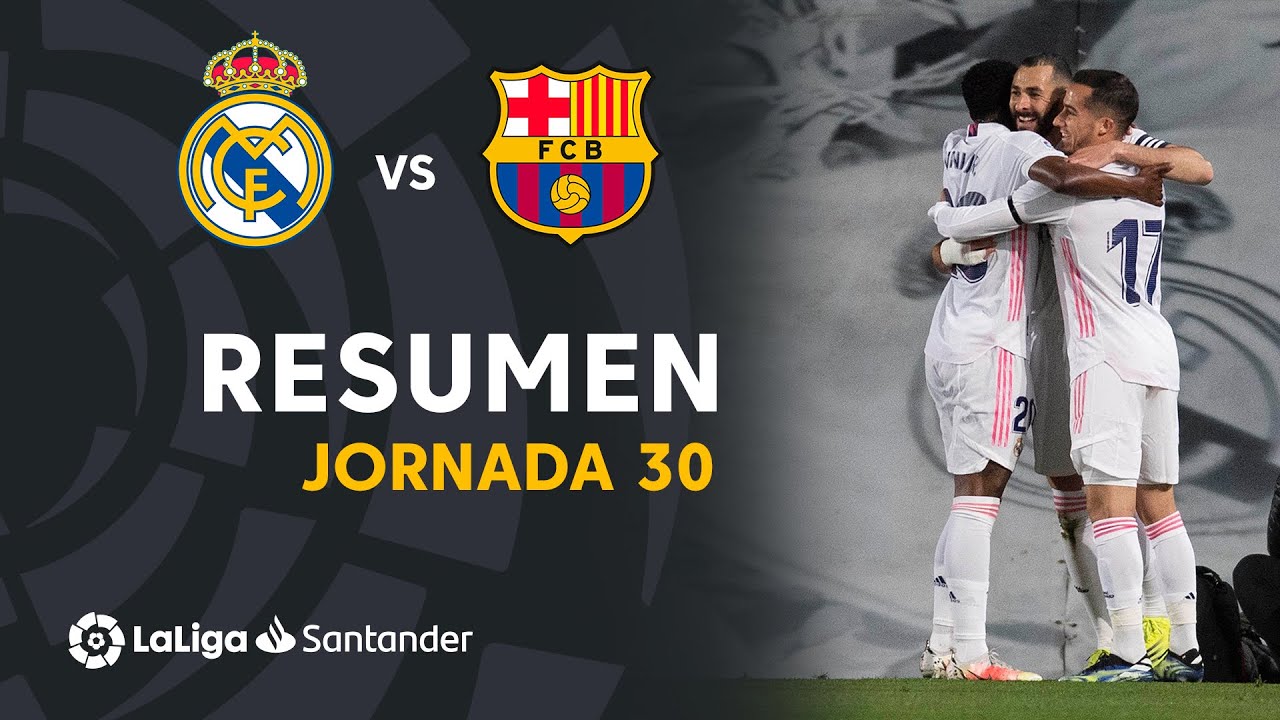 Resumen de Real Madrid vs FC Barcelona (2-1) backdrop