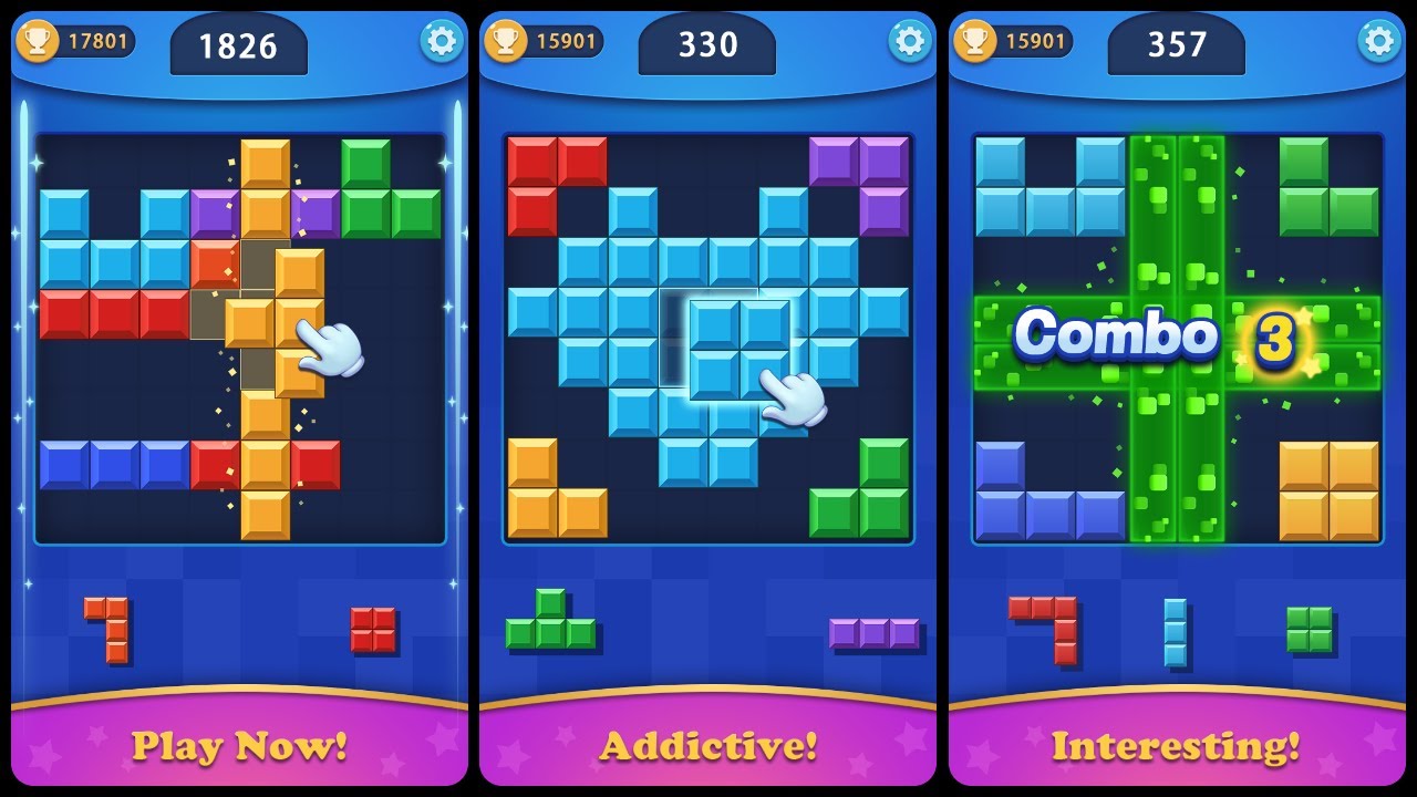 Color Crush - Block Puzzle Android Gameplay background