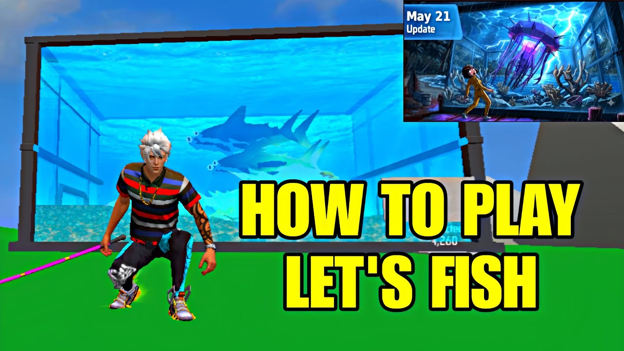 How to play Let's Fish craftland mode free fire max | Let's Fish craftland beginner tips background