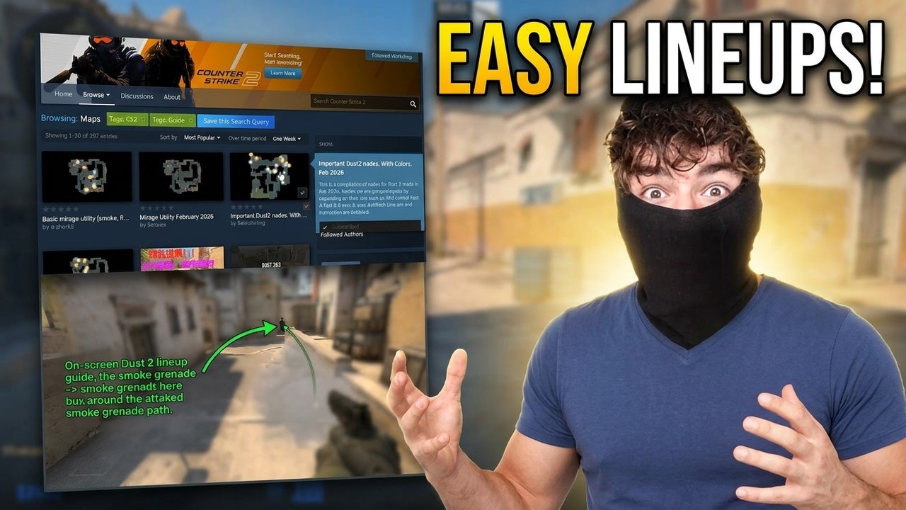 Learn CS2 Nades likes A Pro on Any Map