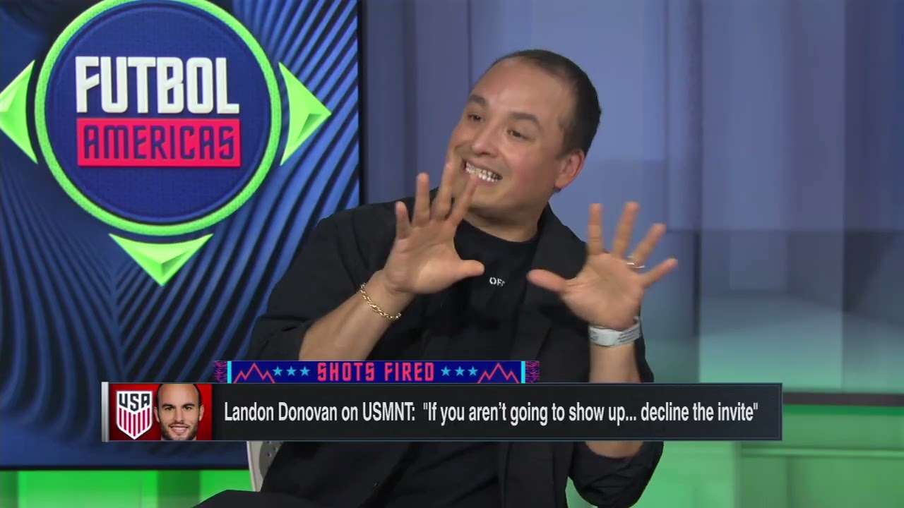 Landon Donovan blast current #USMNT backdrop