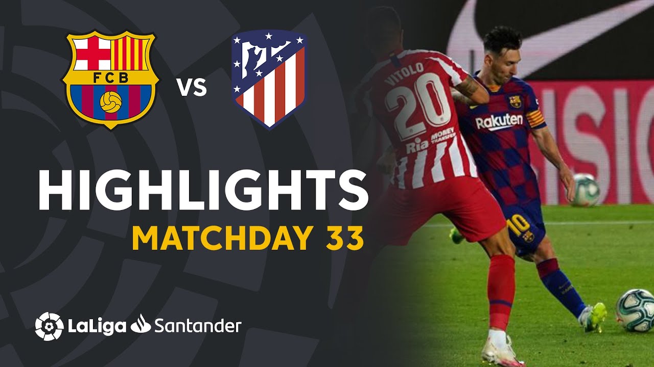 Highlights FC Barcelona vs Atlético de Madrid (2-2) background