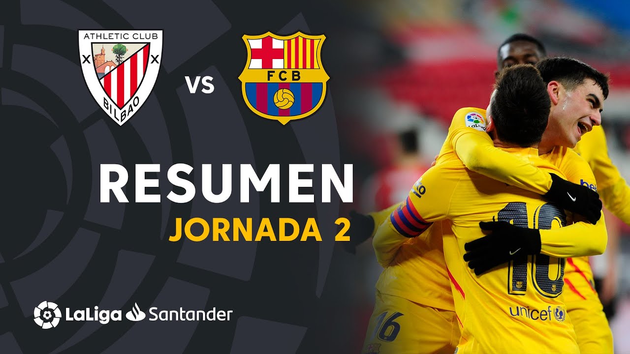 Resumen de Athletic Club vs FC Barcelona (2-3) background