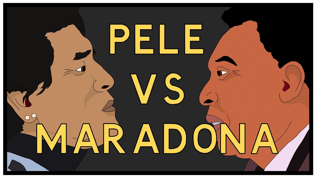 Pele Vs Maradona background