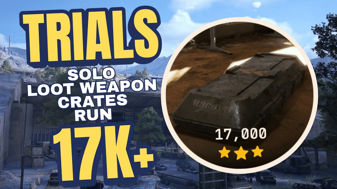 Solo Loot Weapon Crates Run 17K+ | ARC Raiders