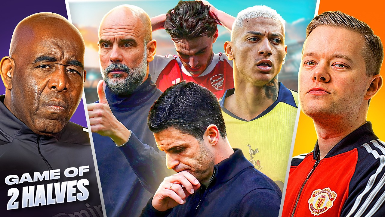 Man City Smell Blood As Arsenal Slip Up Again, Spurs In Bottom Three! | Goldbridge & Robbie background