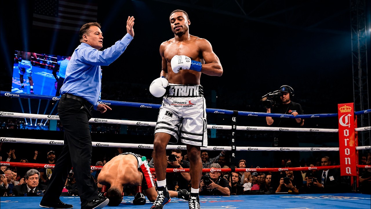 Carlos Ocampo (Mexico) vs Errol Spence (USA) | KNOCKOUT, BOXING fight, HD background